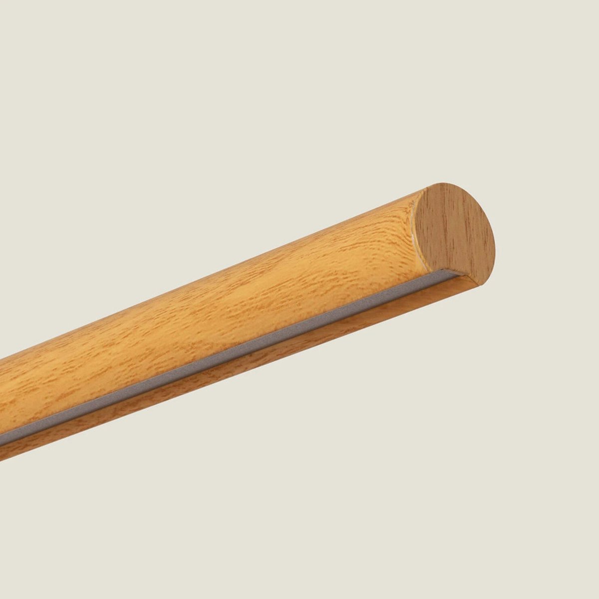 Suspension linéaire en aluminium L120cm- LUMAE bois clair, DRAWER