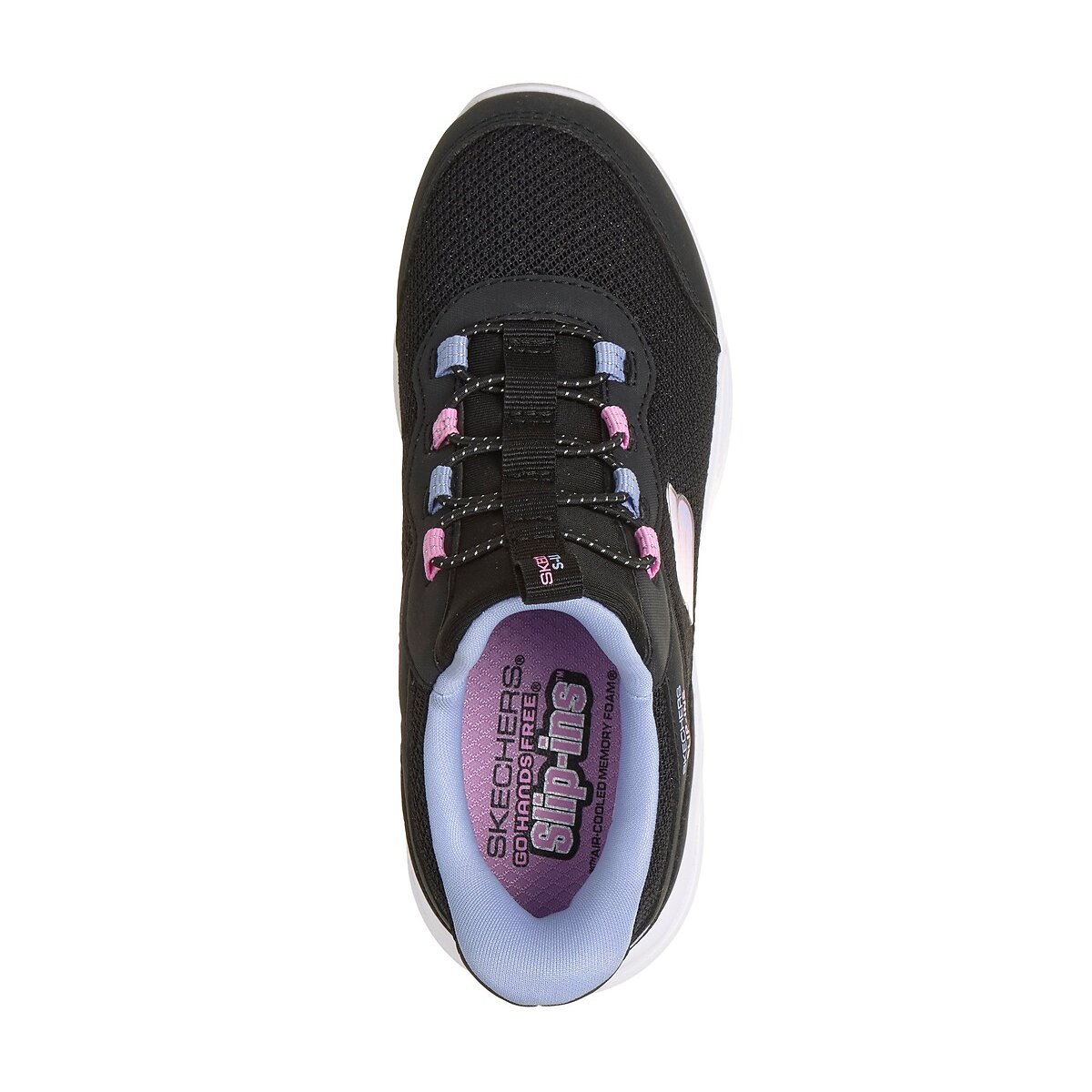 Scarpe da ginnastica slip-in: SOLA GLOW - NEON DASH nero , SKECHERS