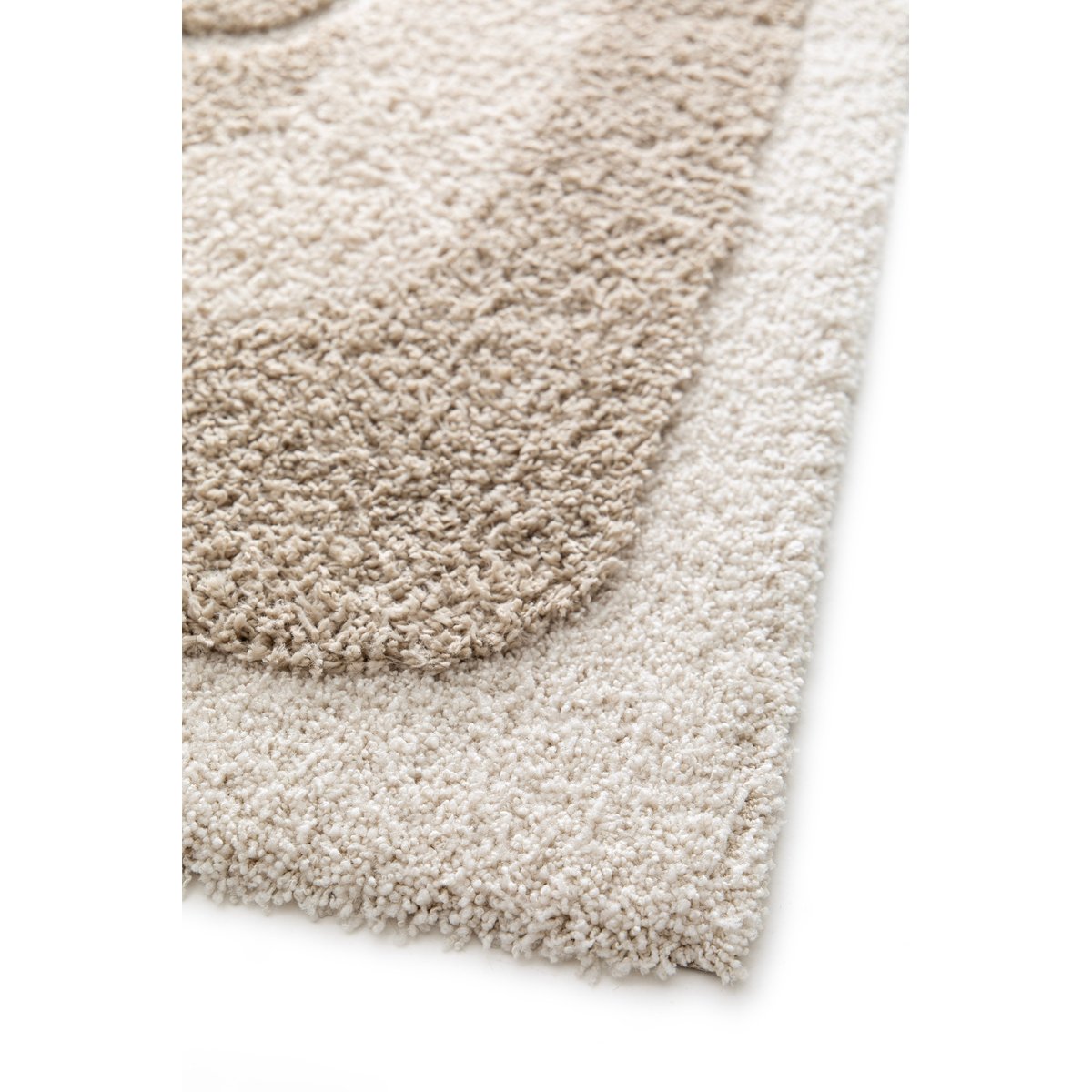 Tapis design doux et épais MIREO beige sable, AFK LIVING