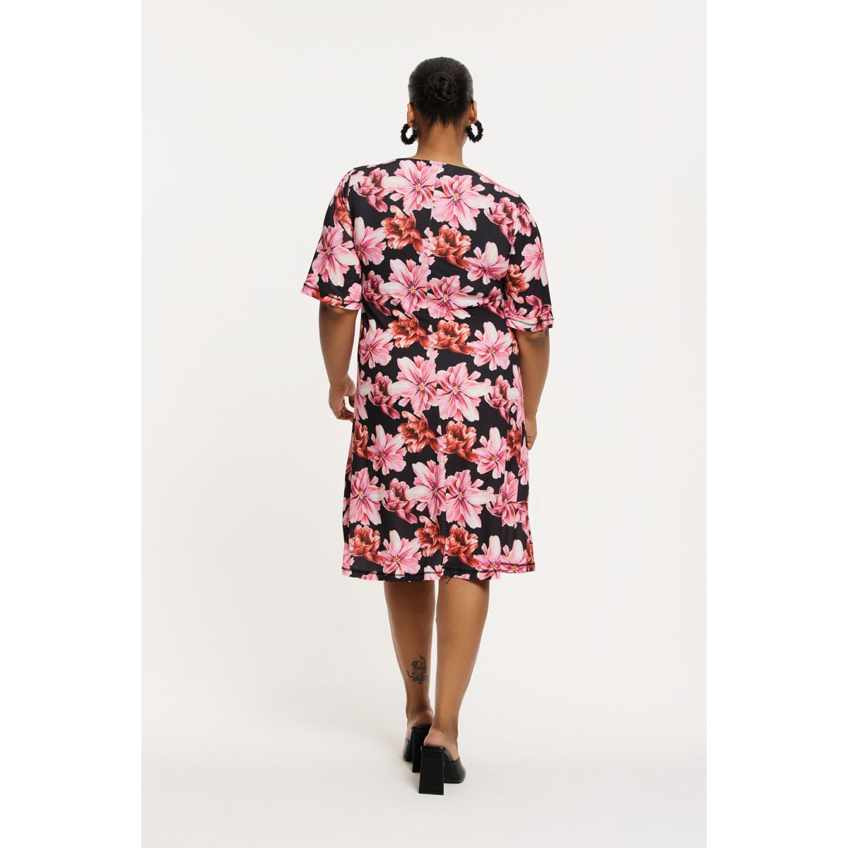 Robe imprimée rose, YOEK
