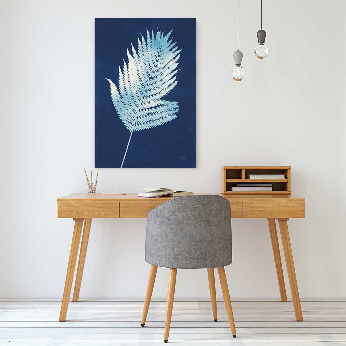 Tableau fleurs Fougère d'argent tableau alu dibond, HEXOA