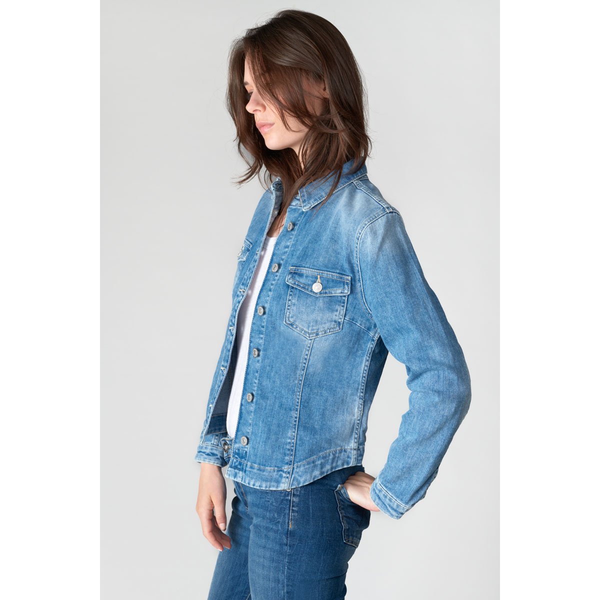 Veste LILLY blue, LE TEMPS DES CERISES
