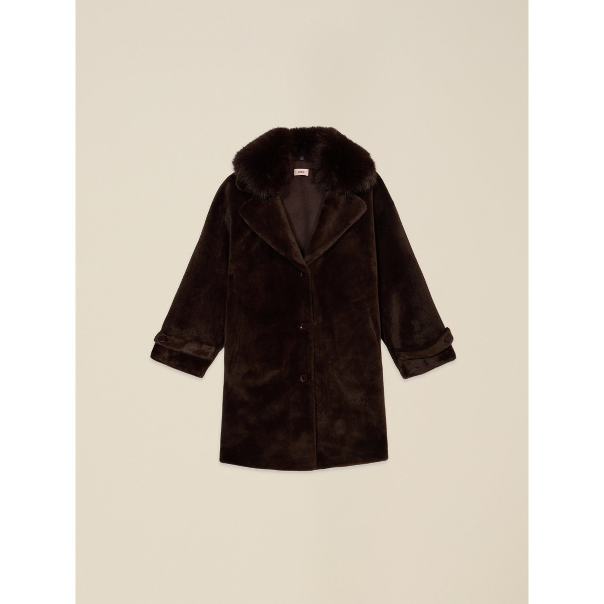 Manteau. marron, OLTRE