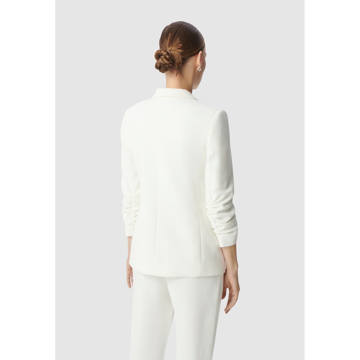 Veste de costume recyclé blanc cassé, IKKS