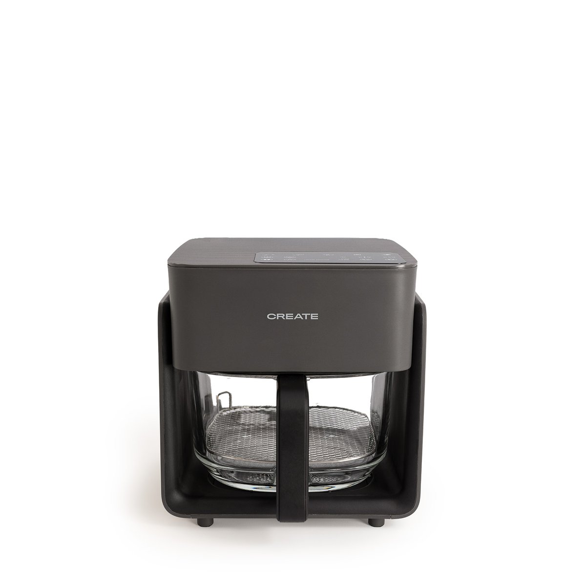 Friteuse AIR FRYER STUDIO CRYSTAL 4,2 L noir sans vapeur, CREATE