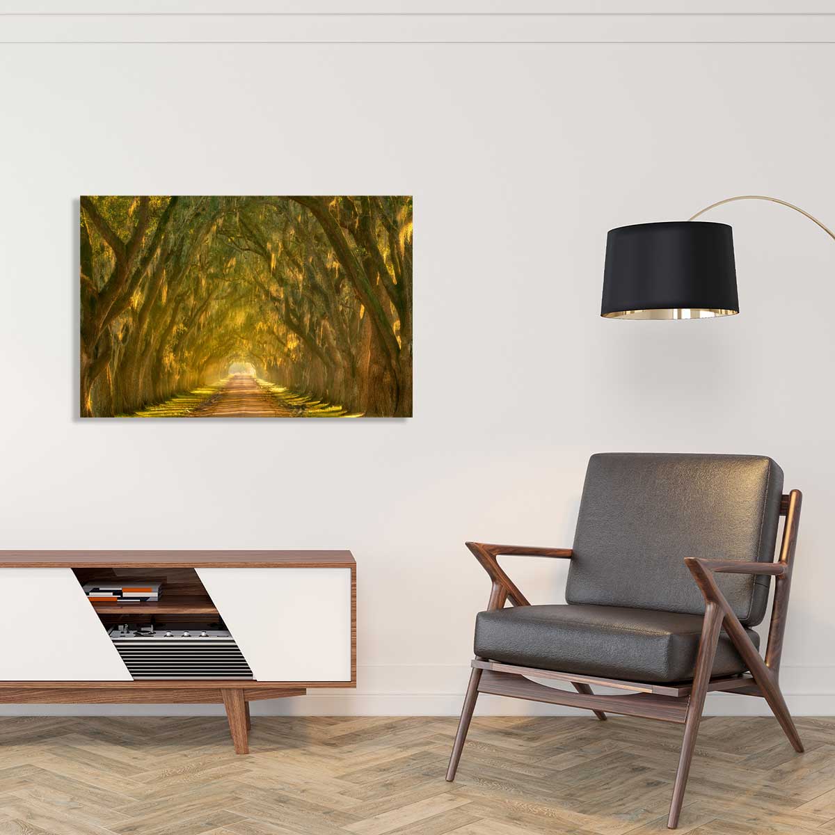 Tableau Allee enchanteresse tableau alu dibond, HEXOA