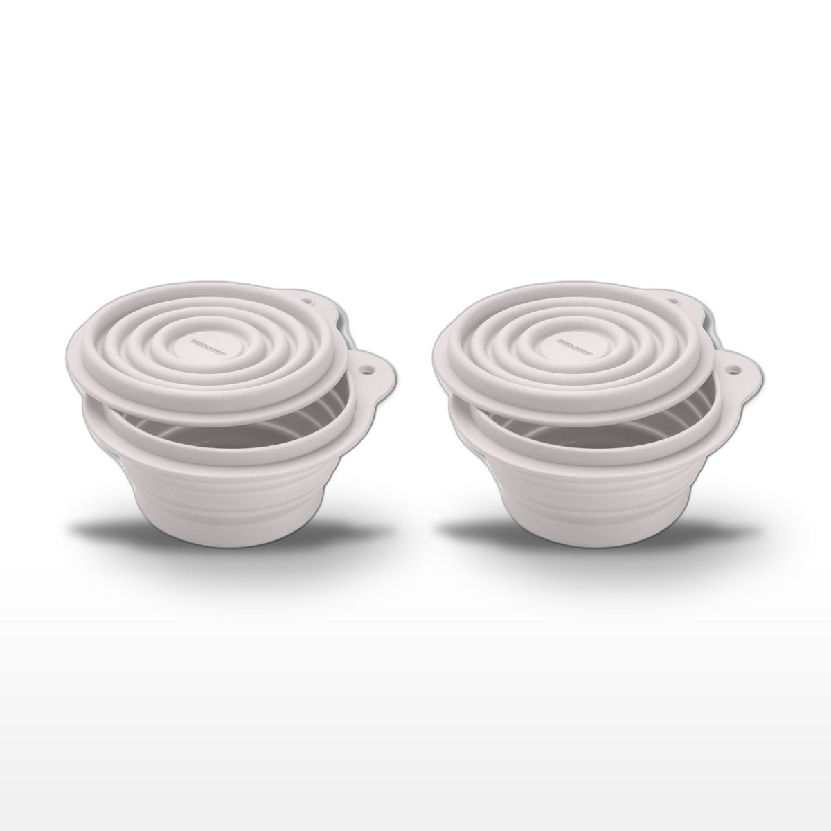 Lot de 2 lunch box 1L avec 2 ustensiles de cuisine STORAGE blanc, FACKELMANN