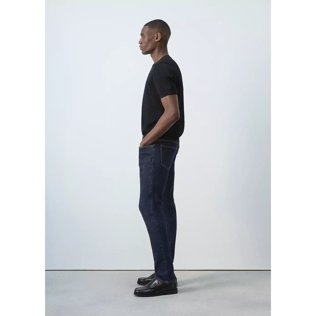 Jean Jan slim fit bleu, MANGO MAN