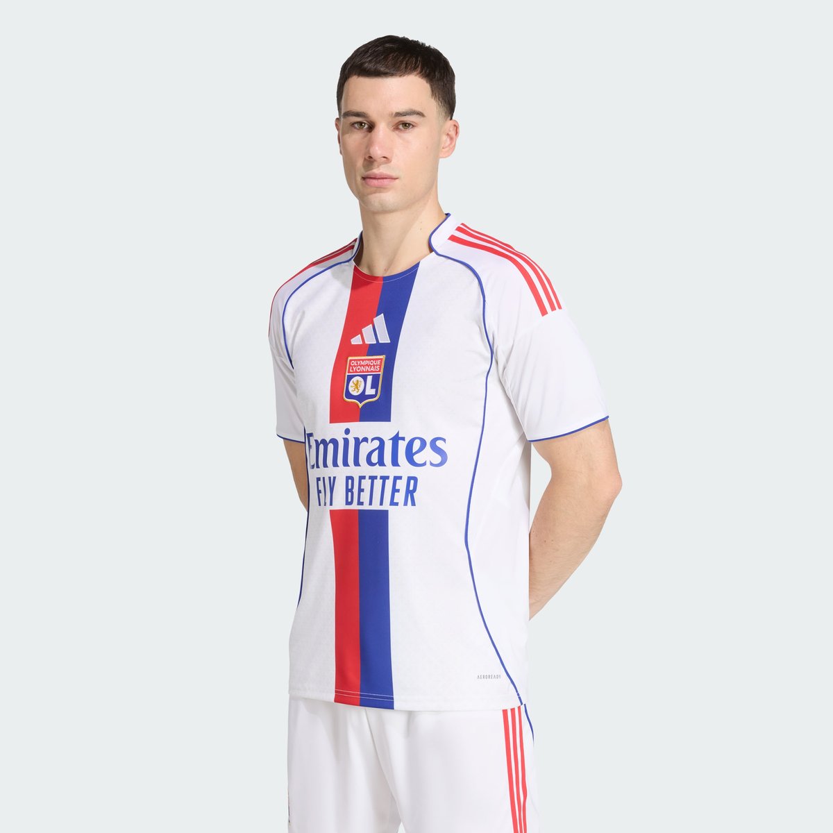Maillot Domicile Olympique Lyonnais 25/26 Maillot Domicile Olympique Lyonnais 25/26 white, adidas Performance