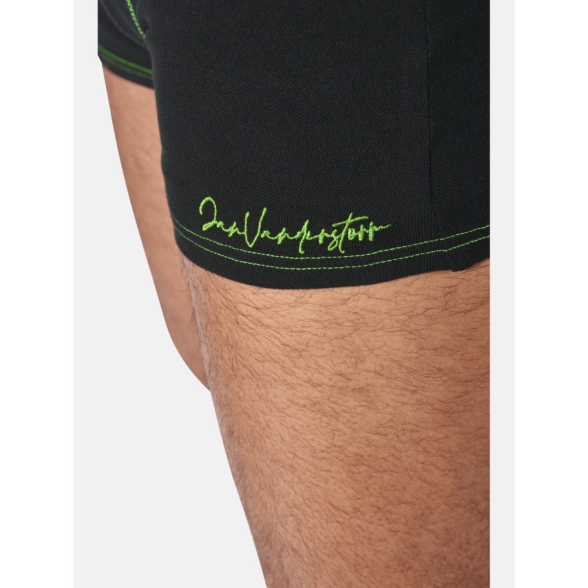 Lot de 2 boxers RUNESTAD noir vert, JAN VANDERSTORM