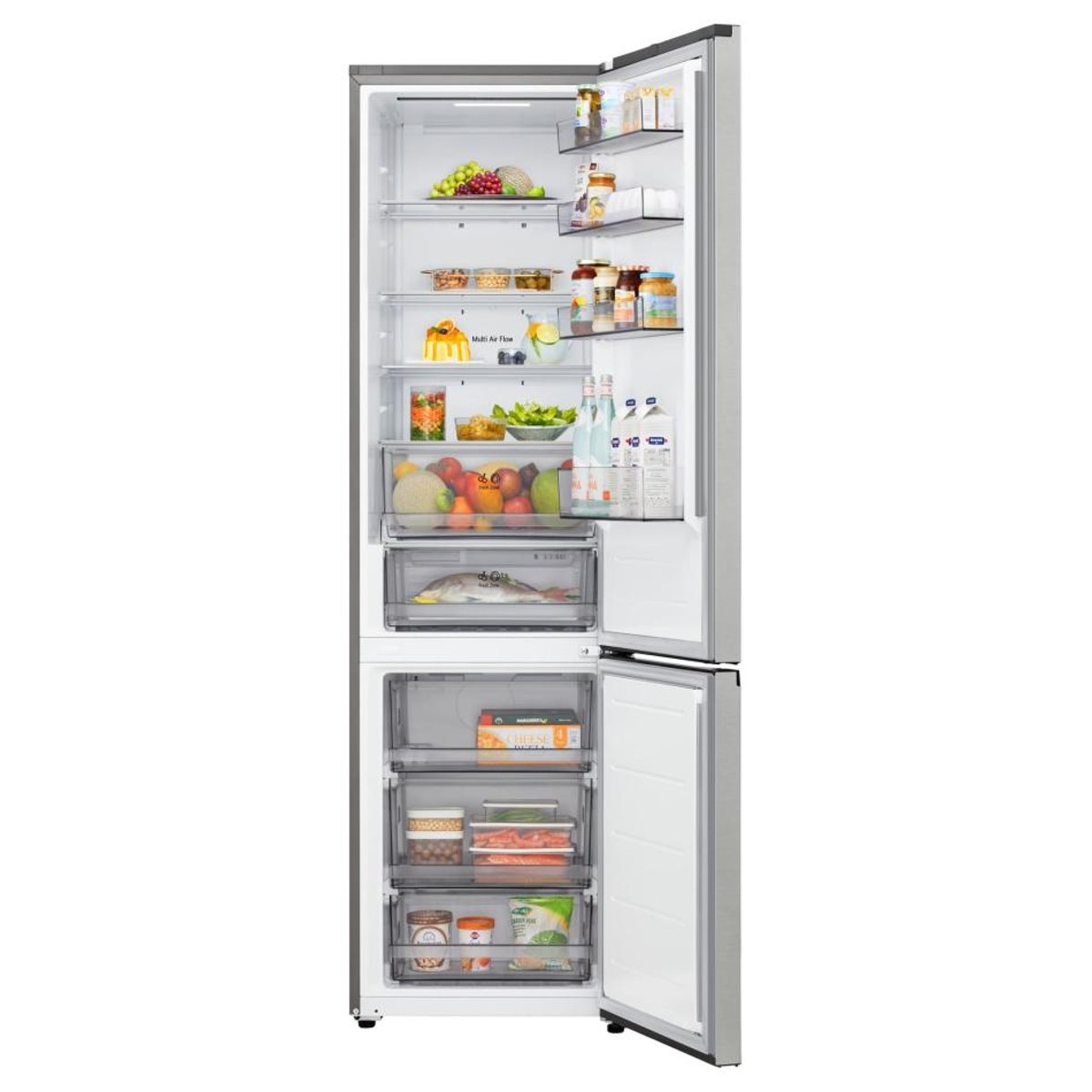 Refrigerateurs combines inverses GBBSJ20DPY silver, LG