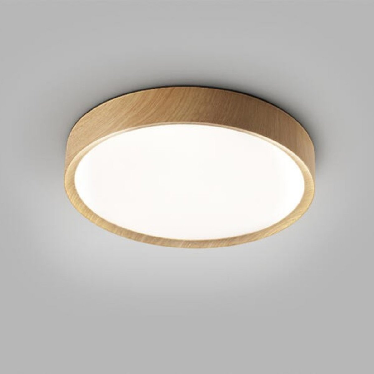 Plafonnier Salle De Bain Lila impression bois Ip44 Cct marron, MILLUMINE