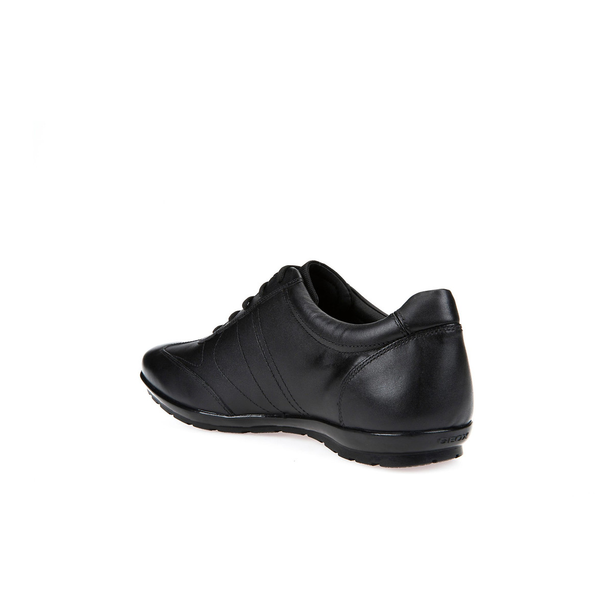 Sapatilhas em pele, Symbol preto , GEOX