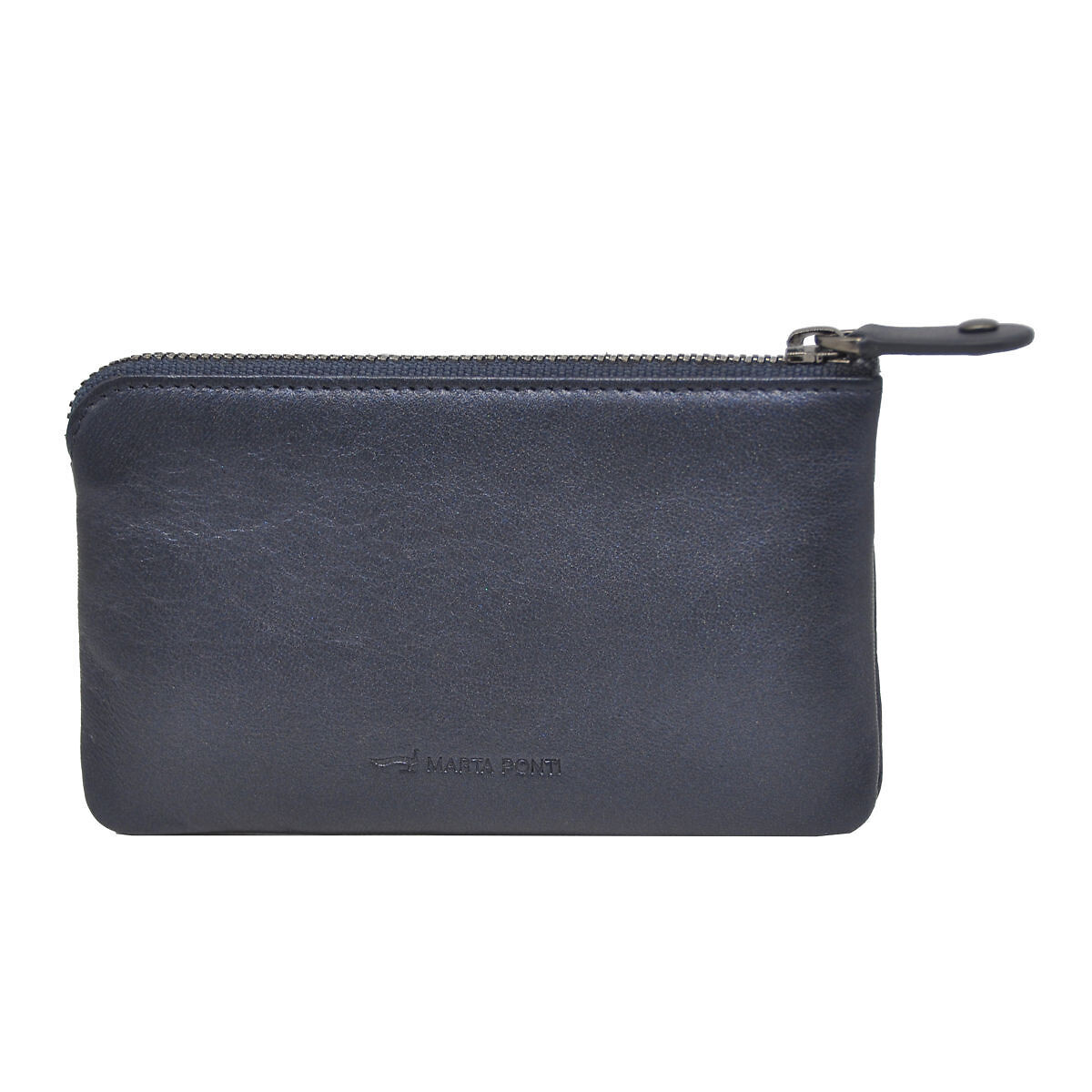 Bolsa Chaves em pele PEARL, Marta Ponti azul, MARTA PONTI
