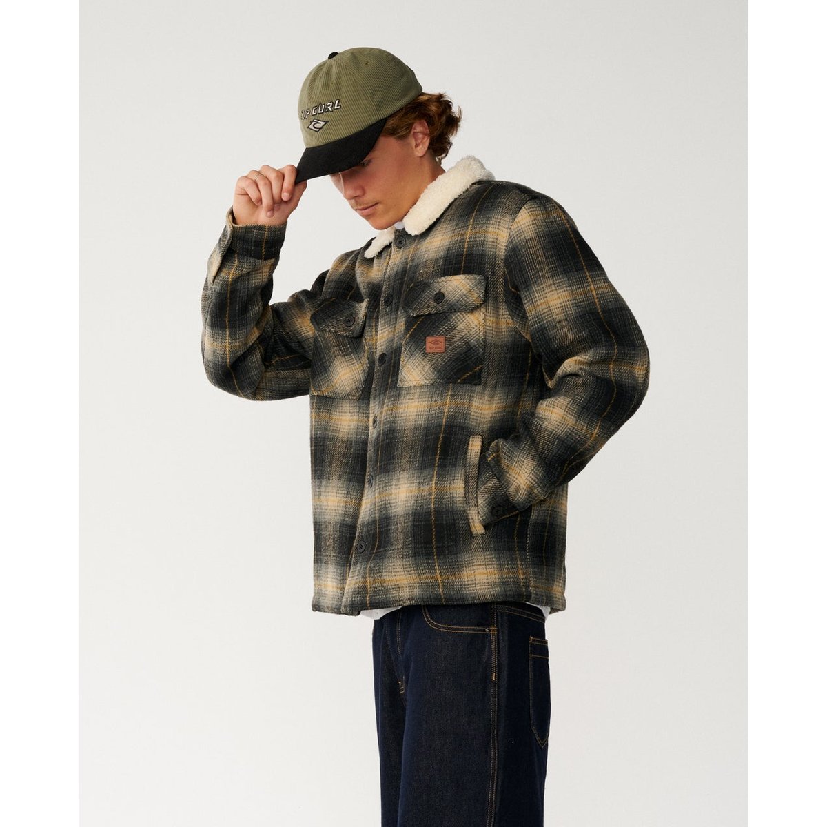 Veste CLASSIC SURF Bells SHERPA noir, RIP CURL