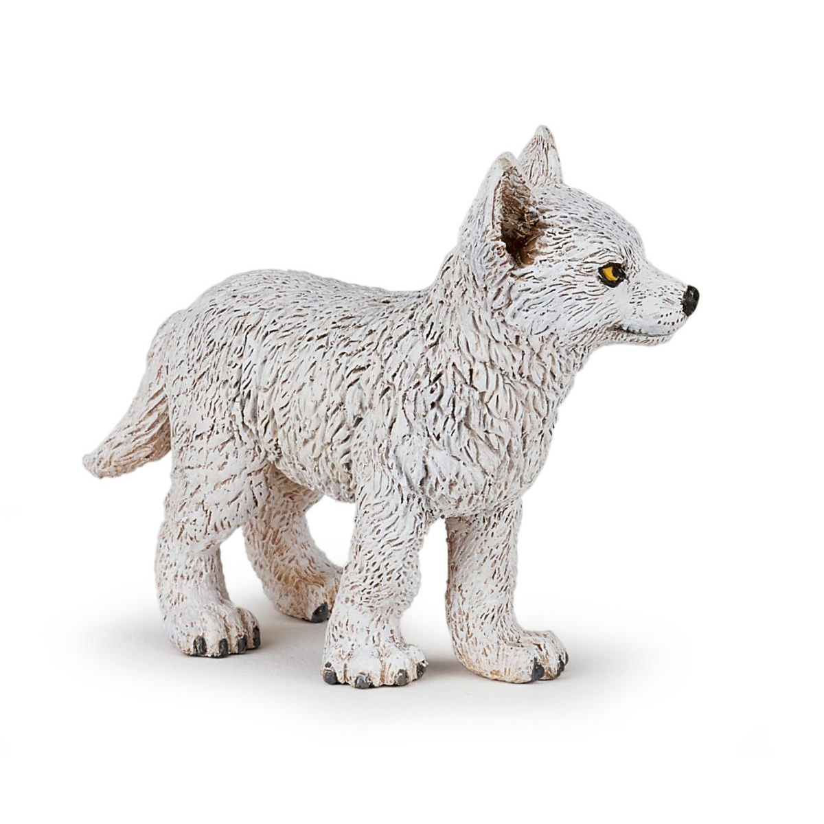 Figurine Jeune loup polaire blanc, PAPO