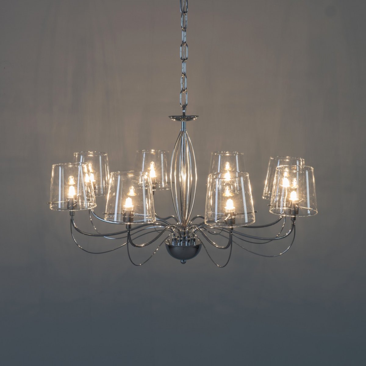 Lustre majestueux et minimaliste - MATANE transparent, KOSILUM