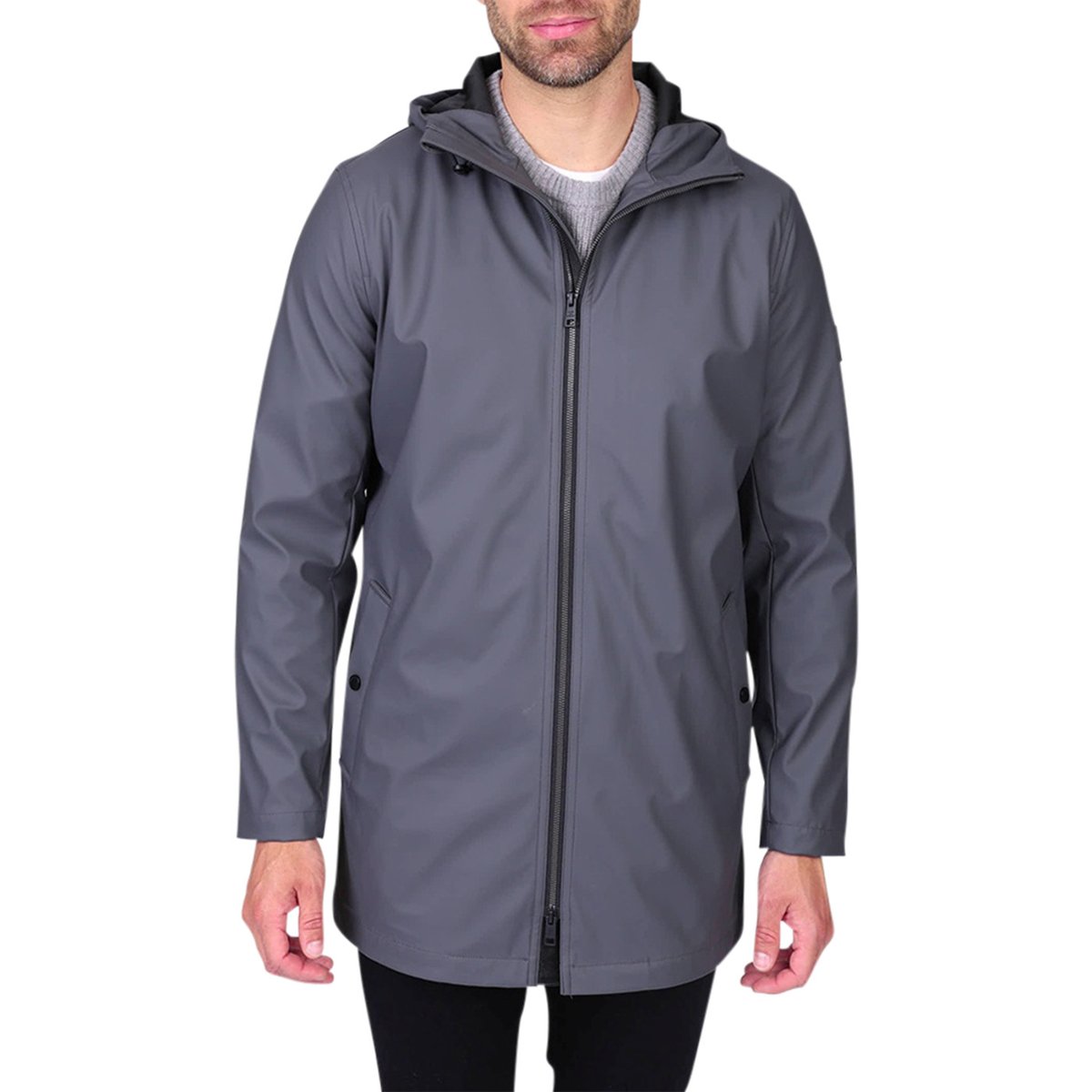 Parka légère Hudson anthracite, MISE AU GREEN