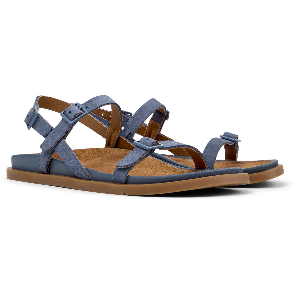 Sandales Cuir LLUC SANDAL bleu pastel, CAMPER