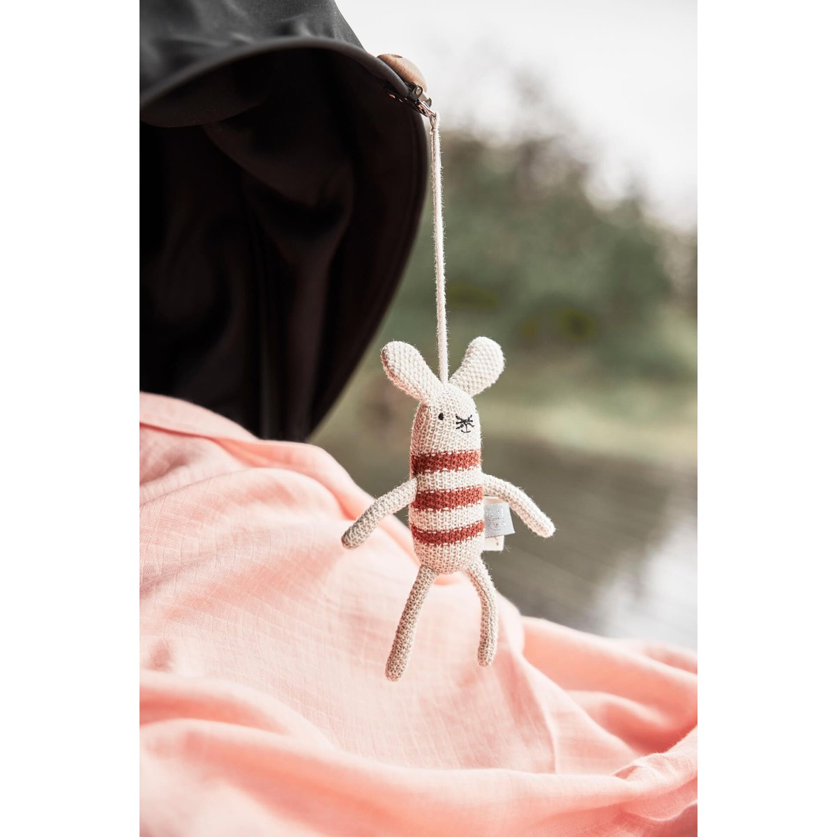 Lot de 2 mousselines en coton biologique MINI marron, OYOY LIVING DESIGN
