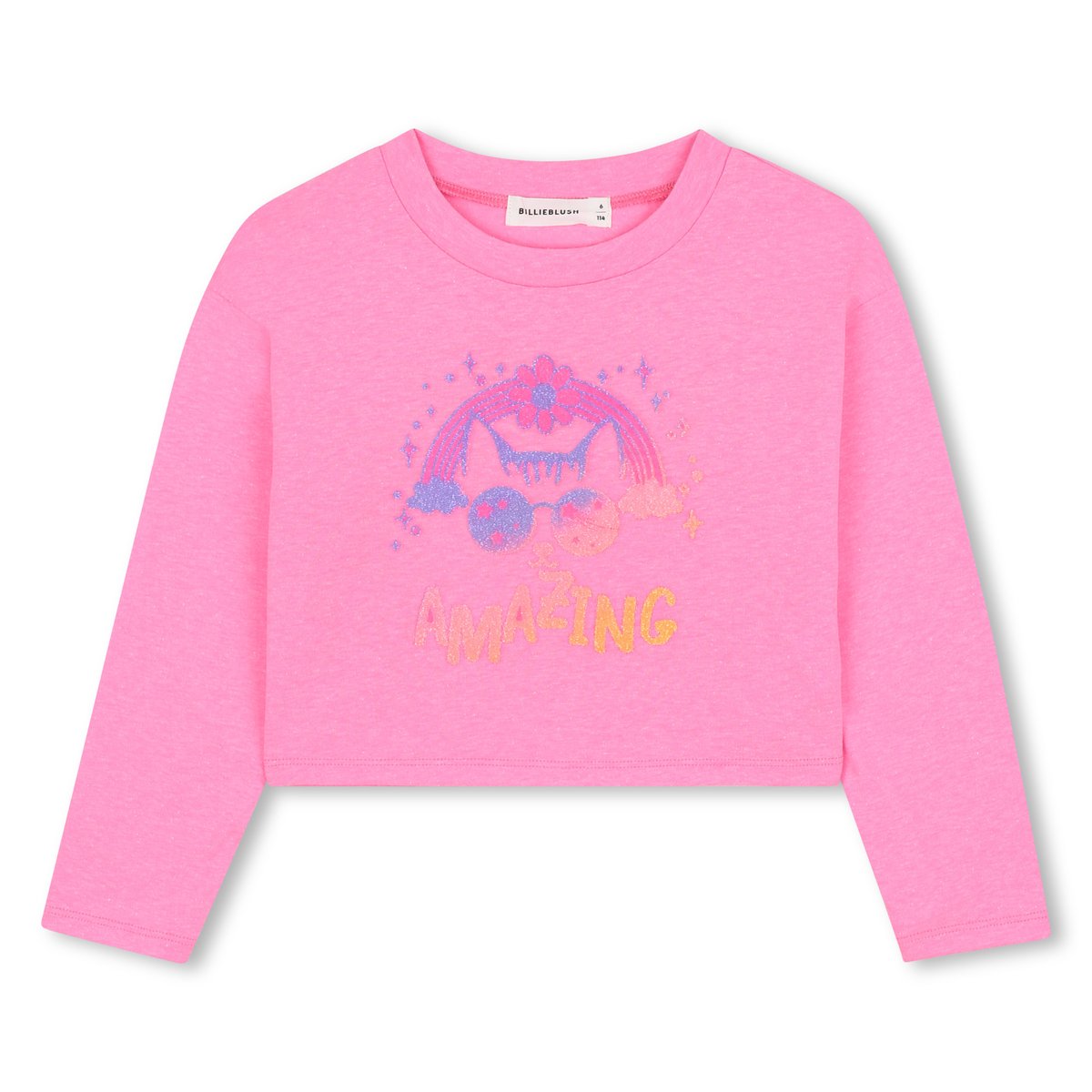 T-shirts à manches longues rose flash, BILLIEBLUSH