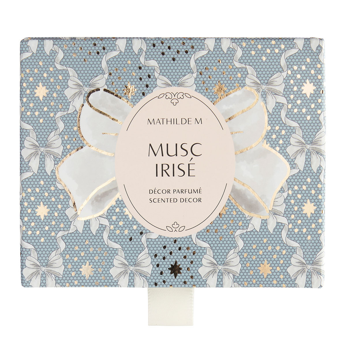 Décor parfumé et concentré Musc Irisé RUBANS DE FÊTE blanc, MATHILDE M