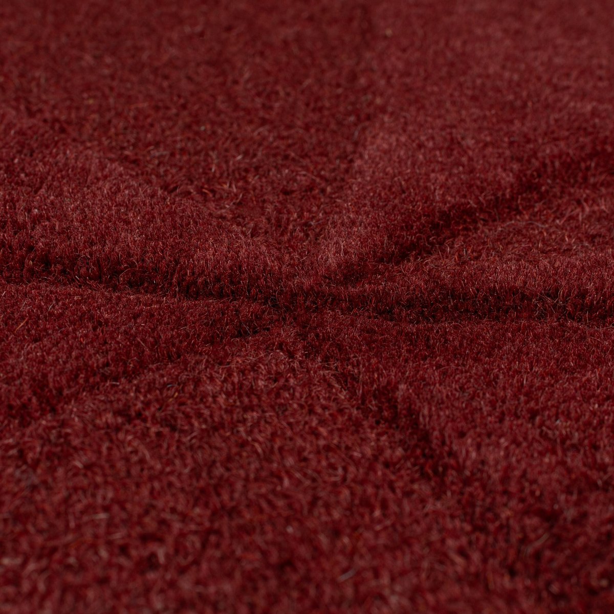 Tapis salon et chambre moderne pure laine SHERD rouge, NOVATREND
