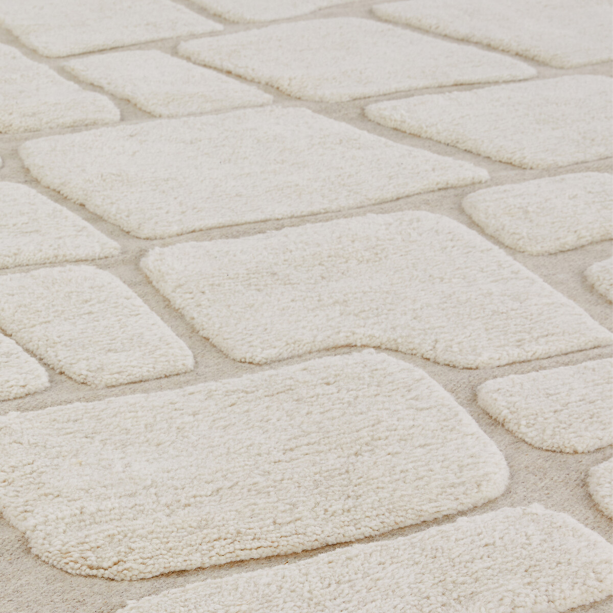 Tapis en laine, Zalya ecru, LA REDOUTE INTERIEURS