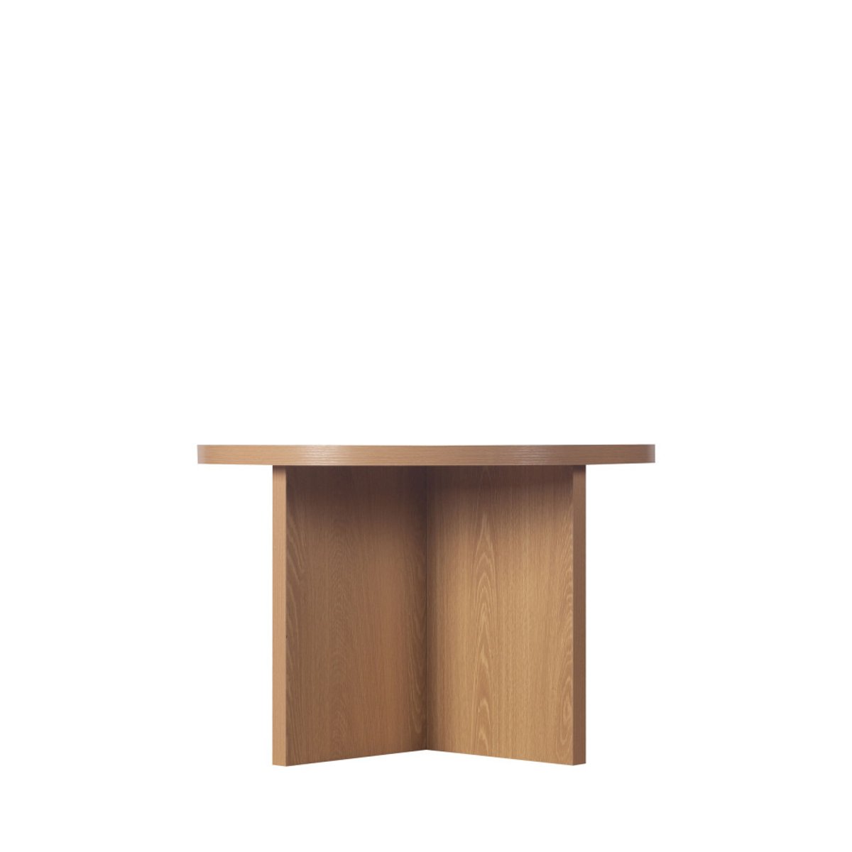 Table basse ovale en bois- CALIAN bois clair, DRAWER