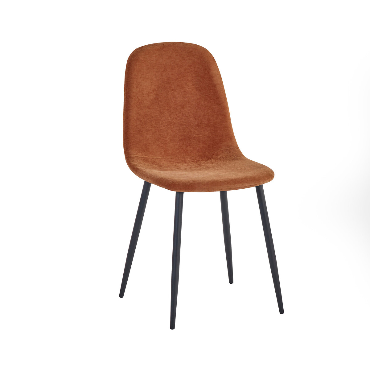 Set of 4 Lucia Chenille Upholstered Dining Chairs terracotta, SO'HOME