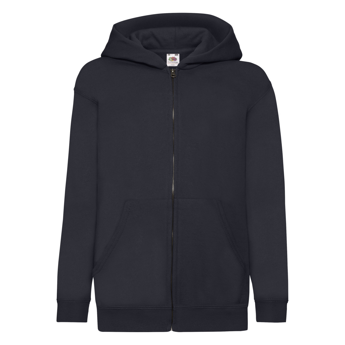 Veste à capuche bleu marine, FRUIT OF THE LOOM