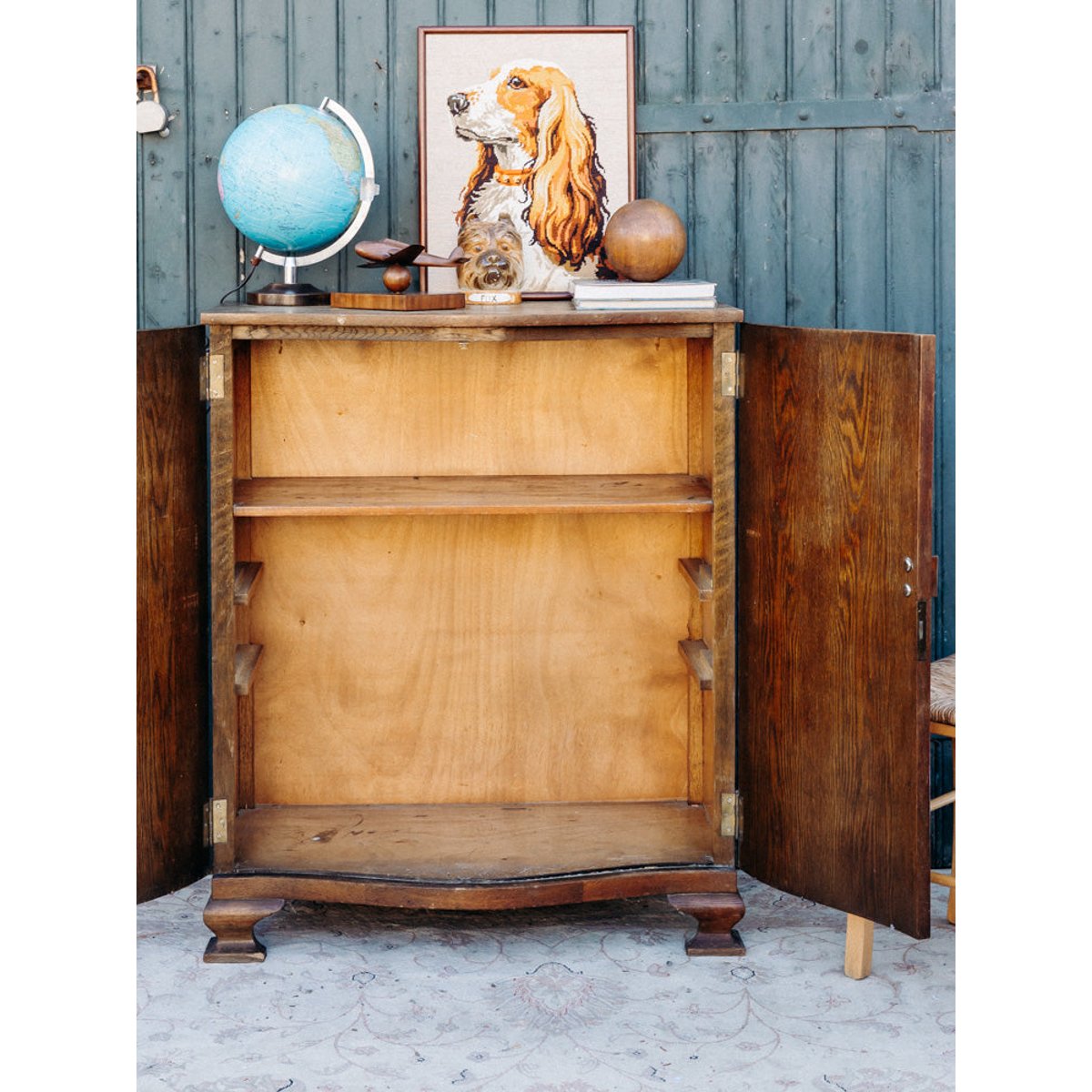 Buffet modulable en bois Gustave N°526 - Bon état bois foncé, DEBONGOUT