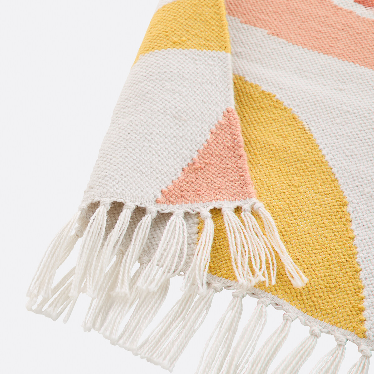 Tapis intérieur et extérieur, en polyester recyclé orange, MAPOÉSIE X LA REDOUTE INTÉRIEURS