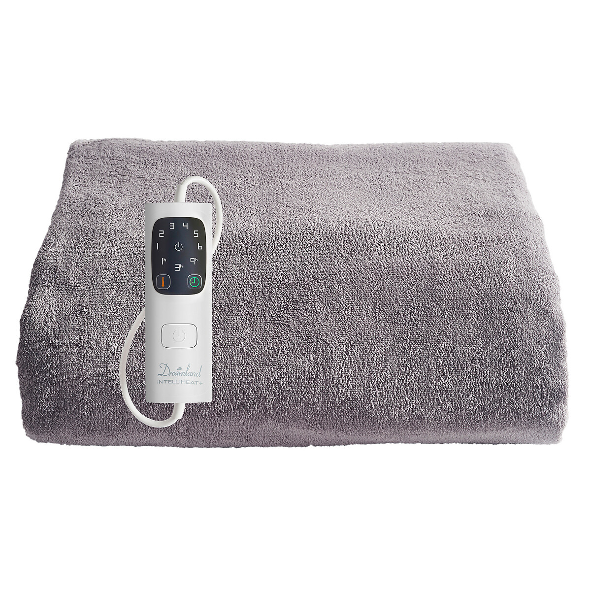 Intelliheat Luxury Heated Throw in Grey grey, DREAMLAND