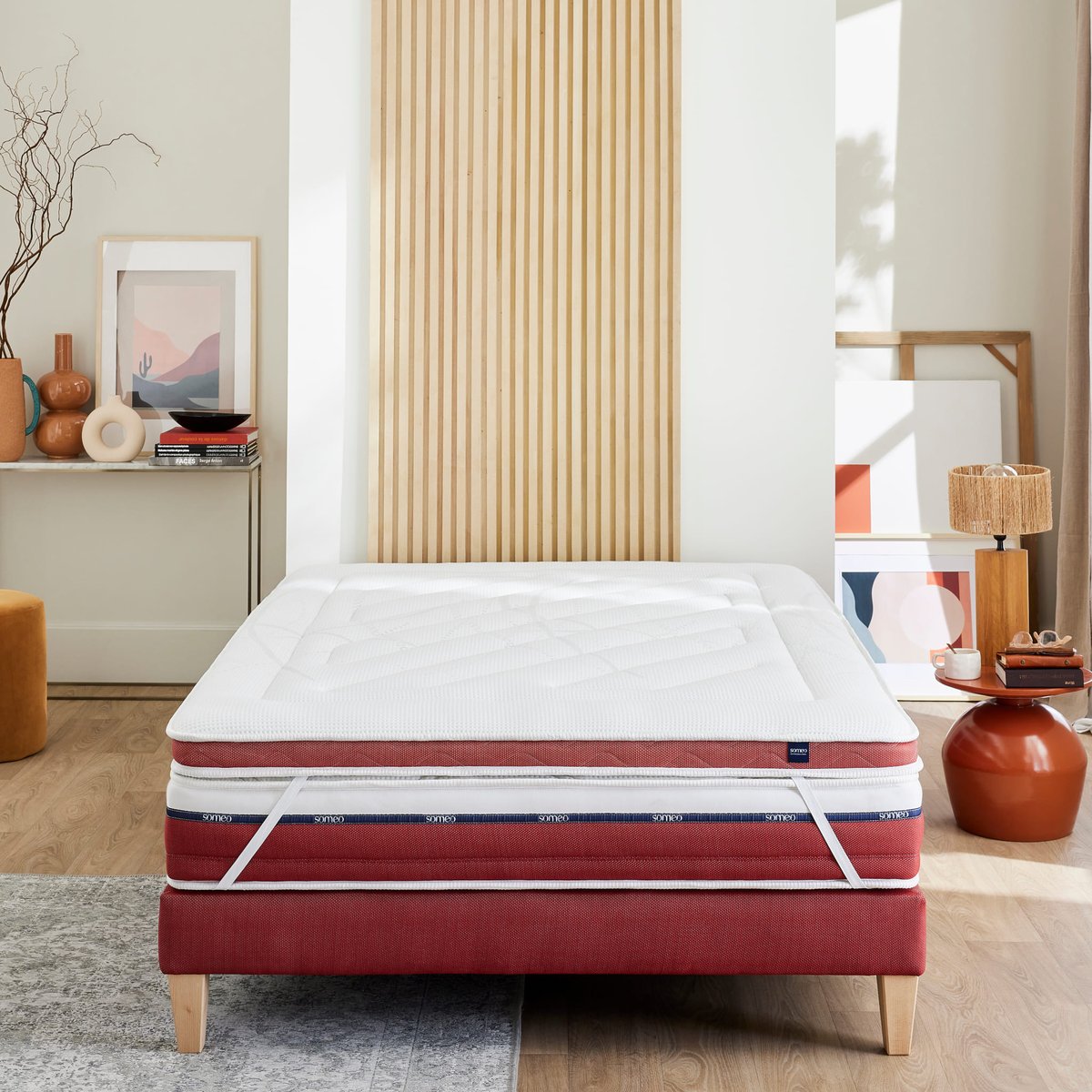 Surmatelas latex ferme Crépuscule blanc, SOMEO