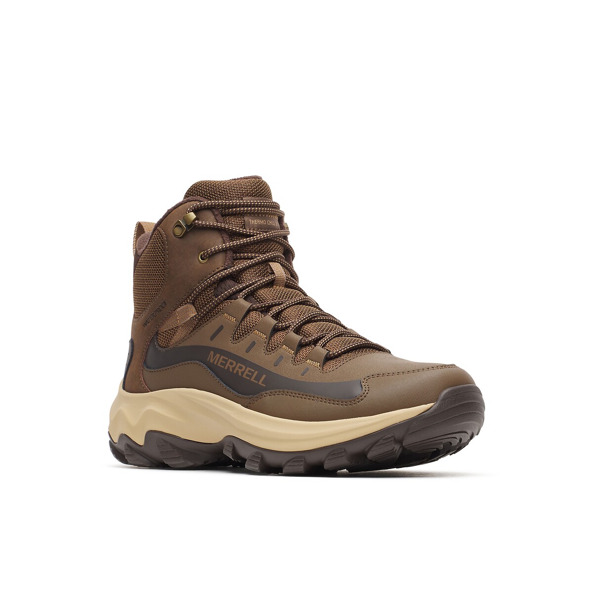 Stivaletti caldi con lacci THERMO CHILL 2 MID WATERPROOF marrone, MERRELL