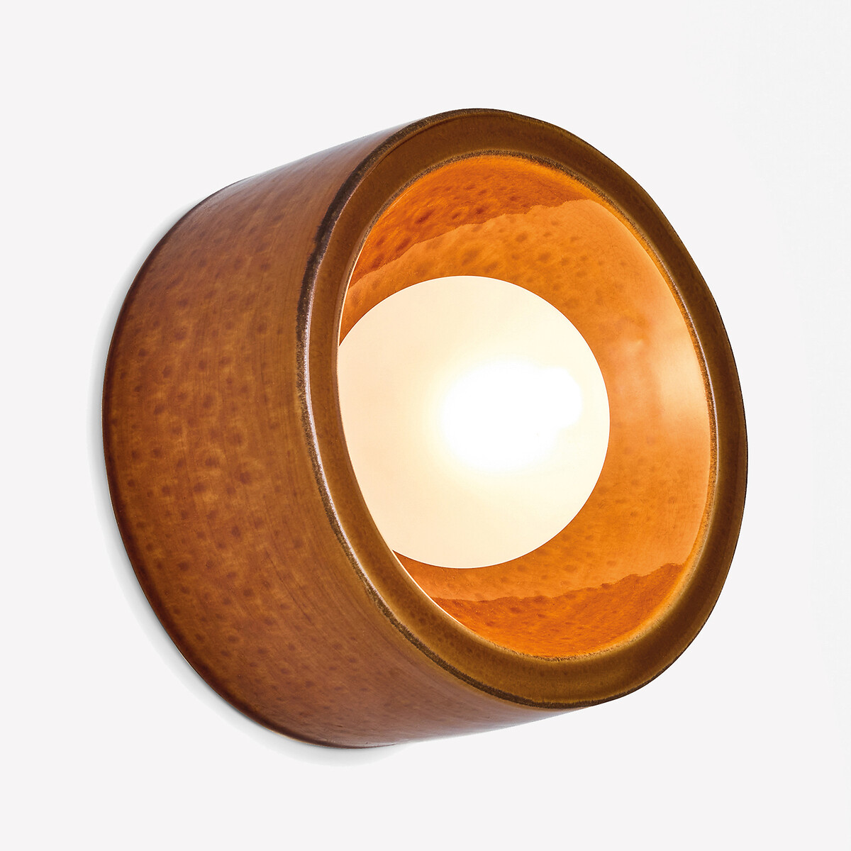 MADE.COM Mavi Flush Wall Light brown , MADE