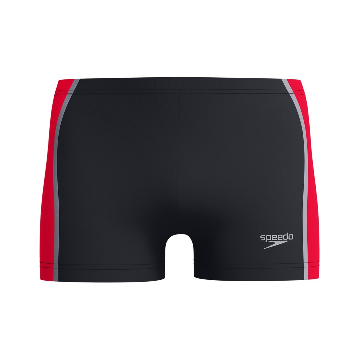 Short de bain motif/style panneau contrasté SPLICE noir / rouge, SPEEDO