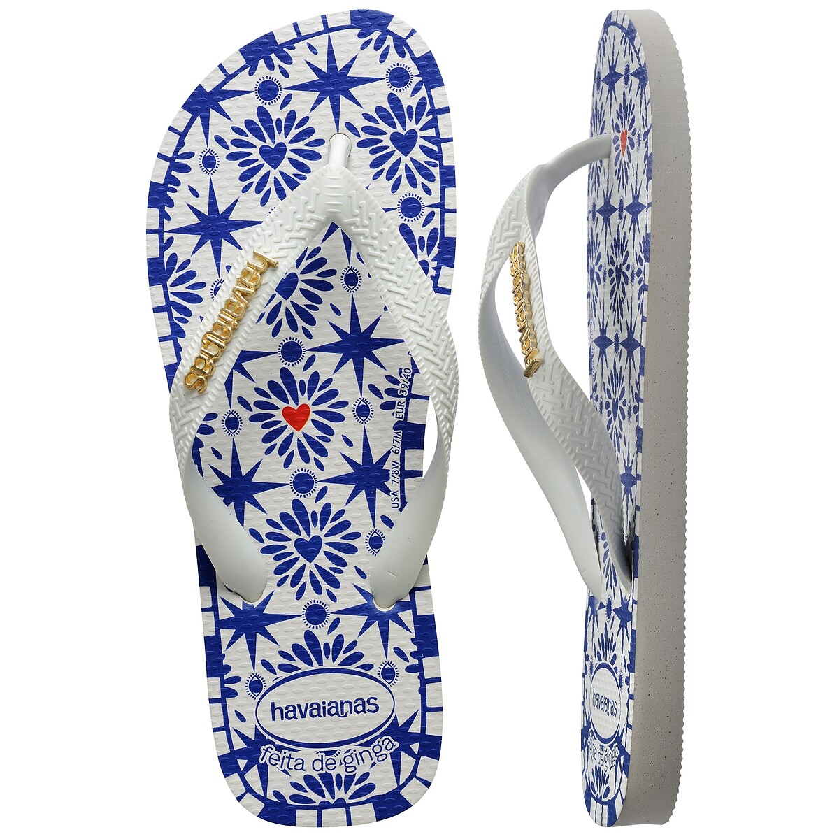 Infradito HAV TOP SAO LUIS bianco/blu, HAVAIANAS