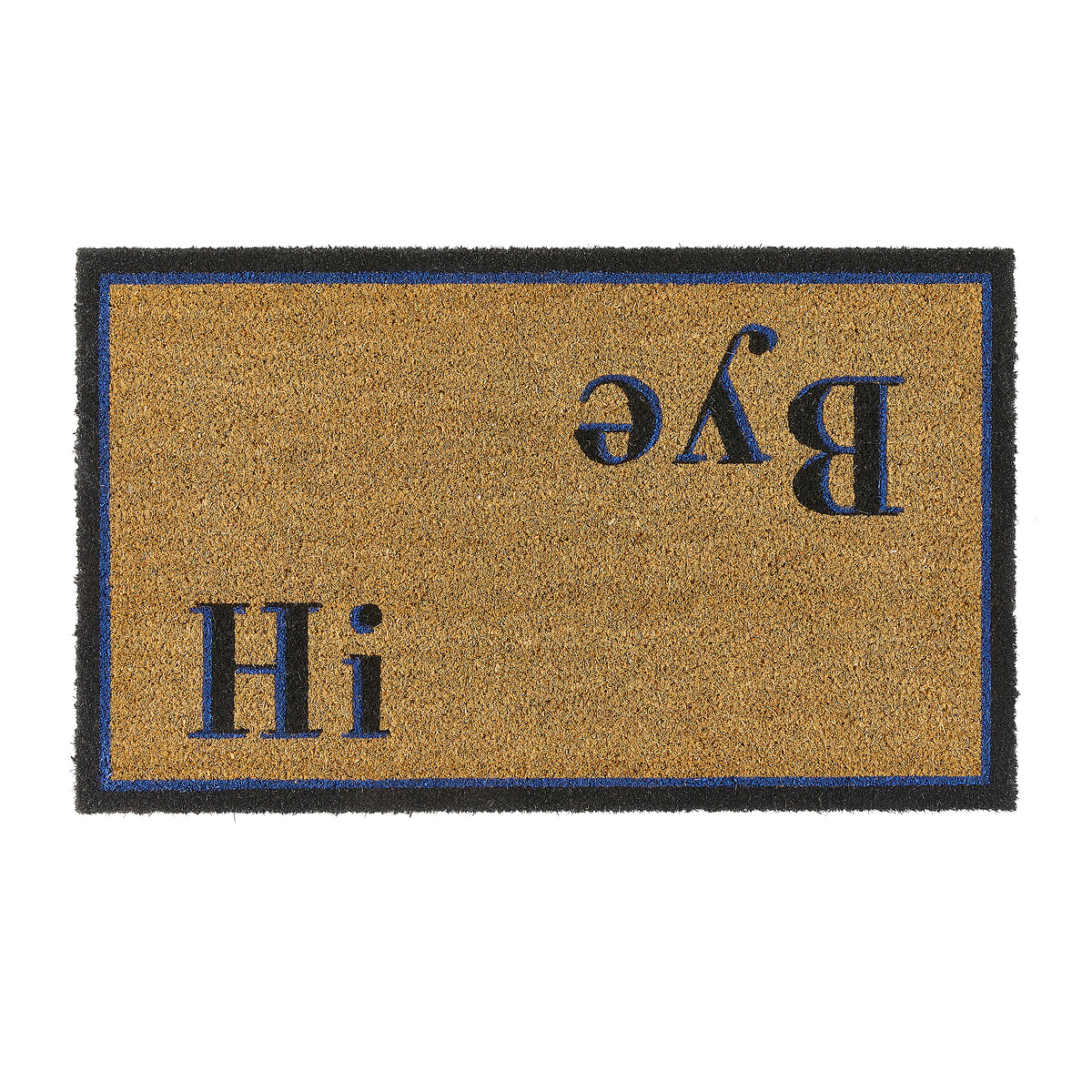 Hi Bye Doormat Coir Doormat black, MY MAT