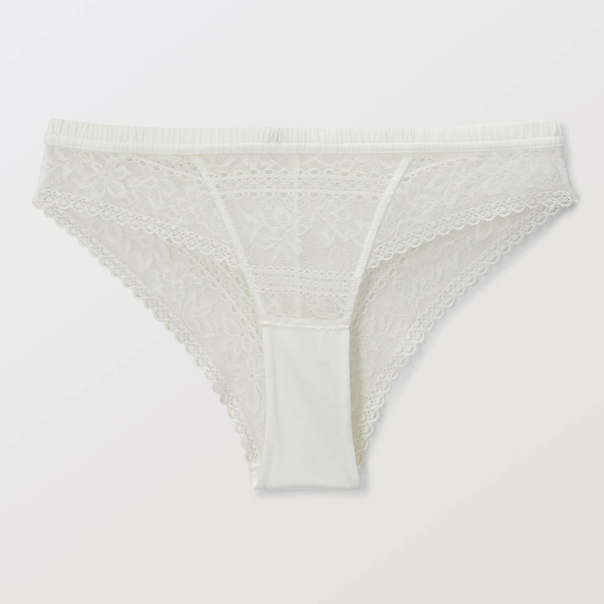 Culotte DOLORES en dentelle ecru, MONOPRIX