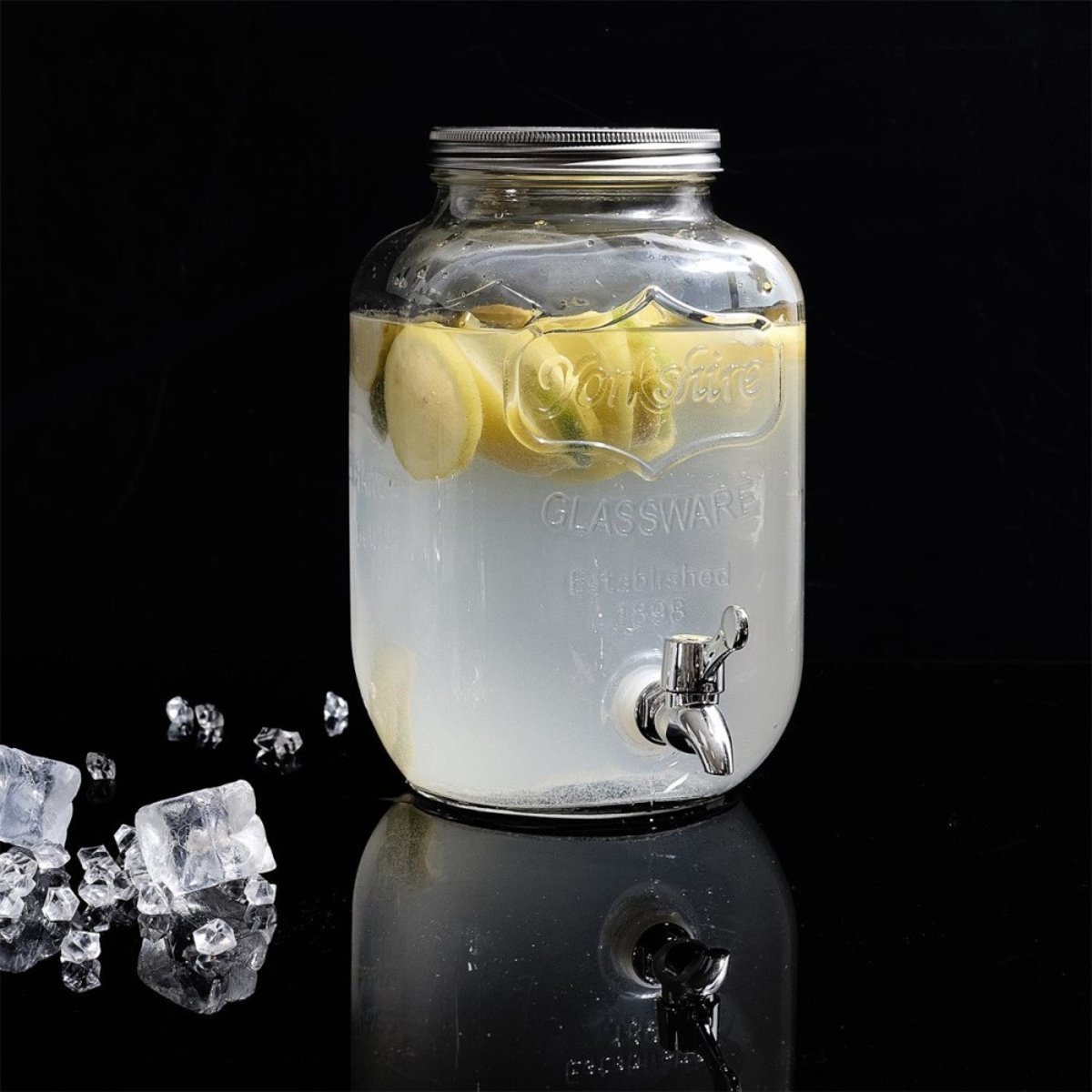 Fontaine à boisson 4 litres avec robinet transparent, DECORATIE