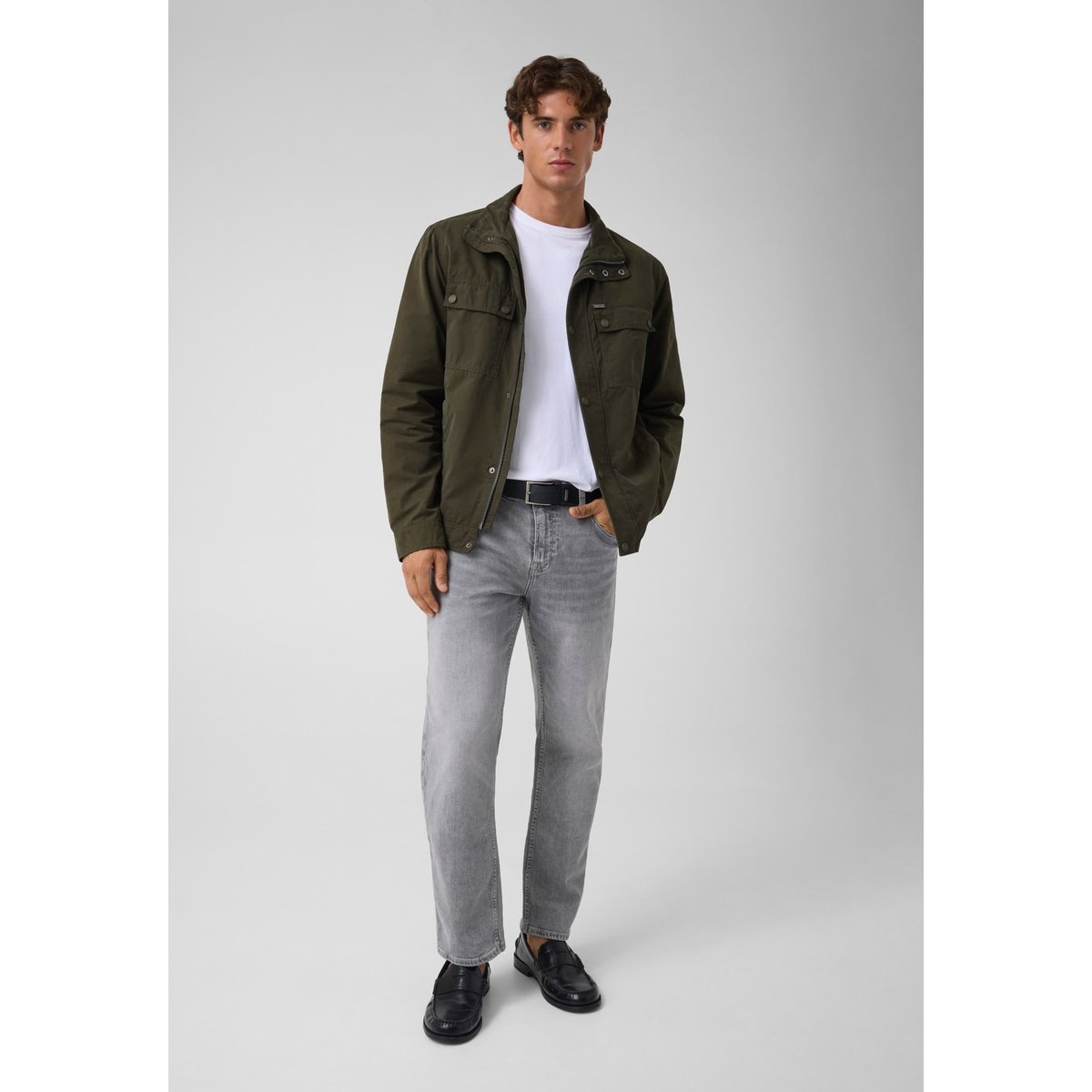 Angels Straight Jeans gris, GUESS