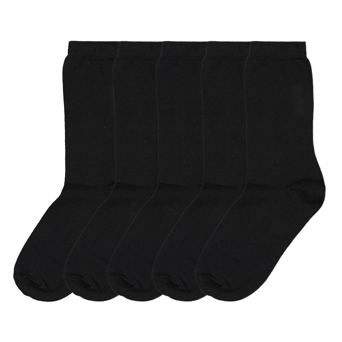 Set van 5 paar kousen zwart, LA REDOUTE COLLECTIONS