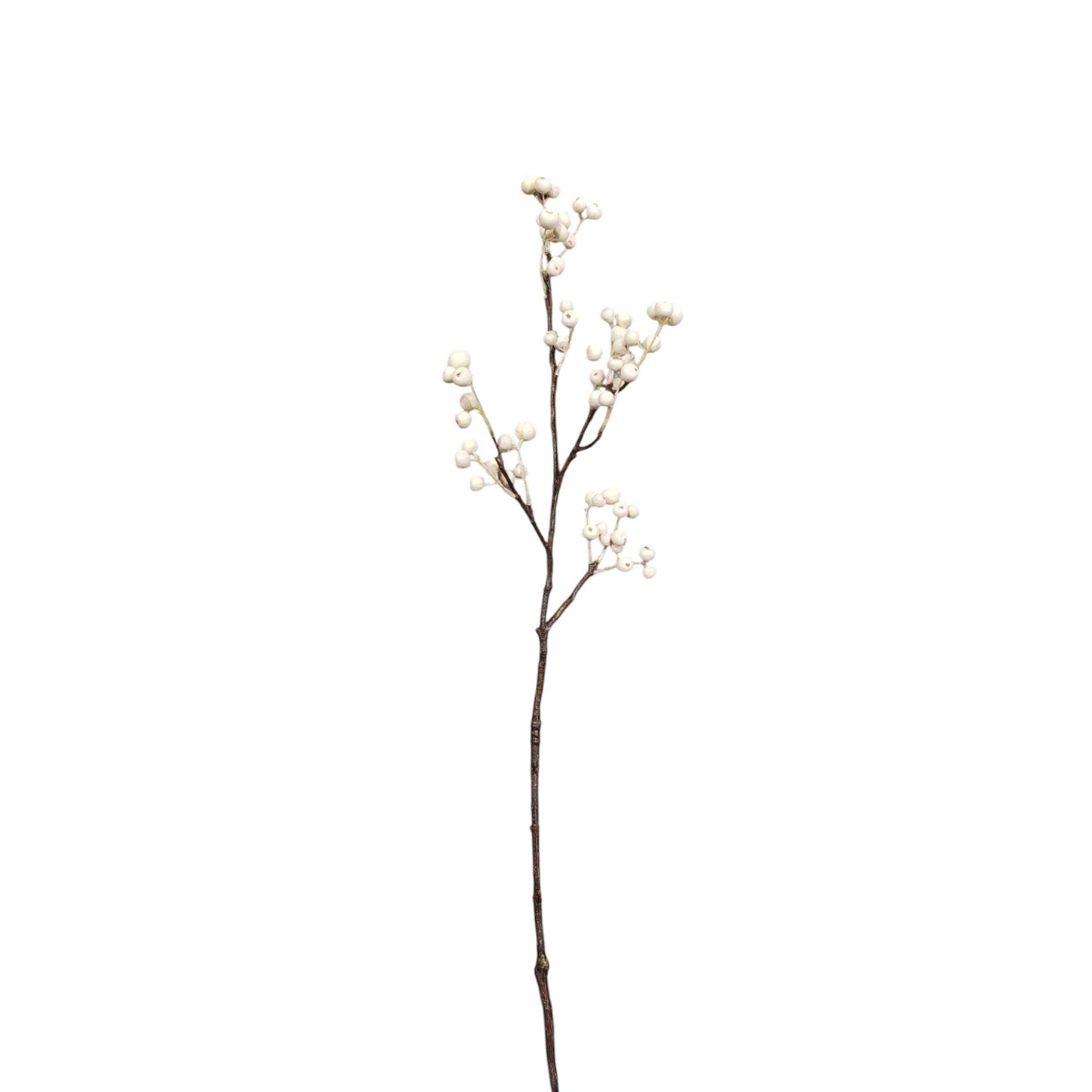 Branche de baies artificielle H70 blanc, SIA DECO