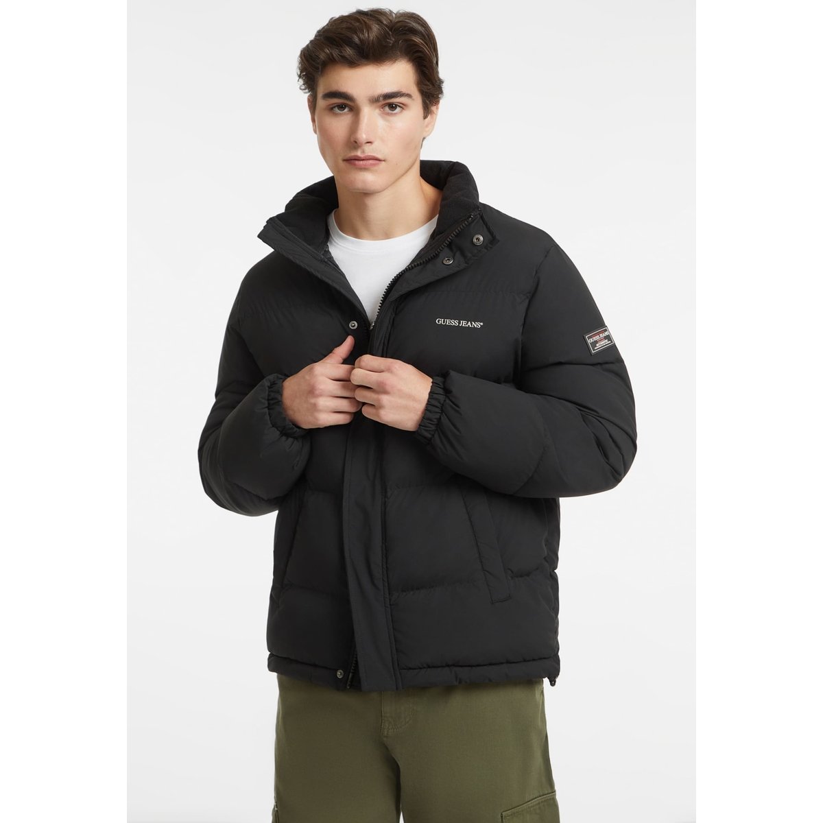 Veste Doudoune Classique noir, GUESS JEANS