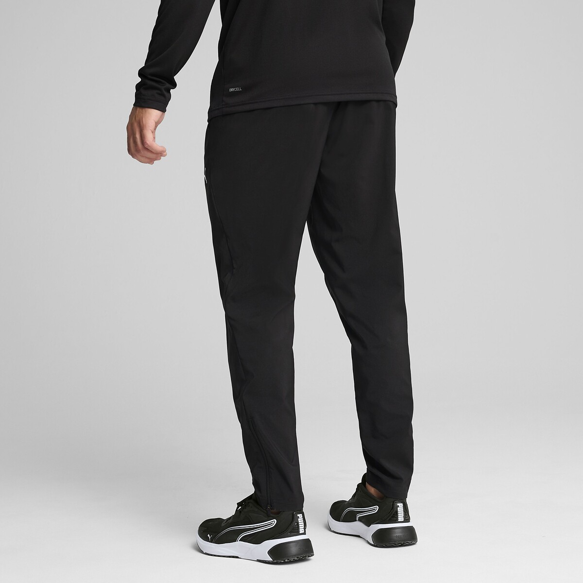 Tapered broek, trainingsbroek zwart, PUMA