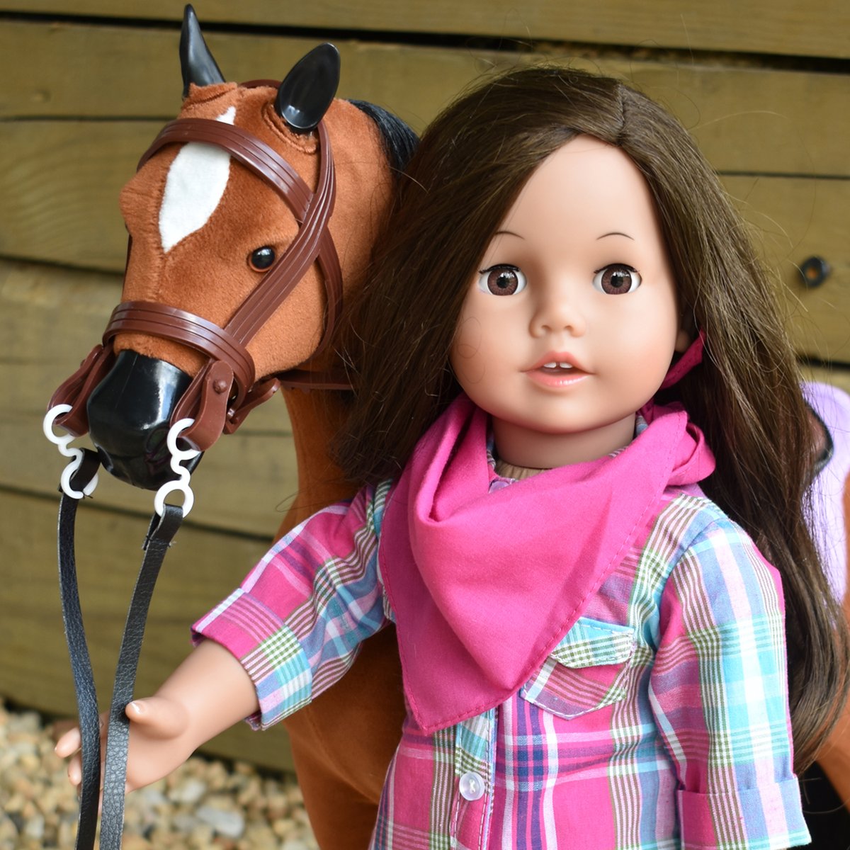 Cheval Pour Poupée couleur unique, TEAMSON KIDS