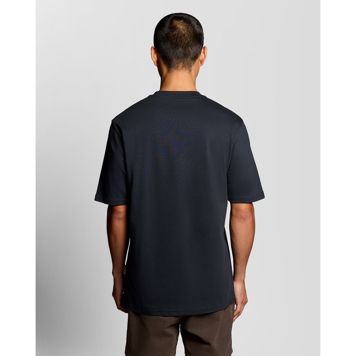 T-shirt imprimé dos graphique bleu foncé marine, LYLE & SCOTT