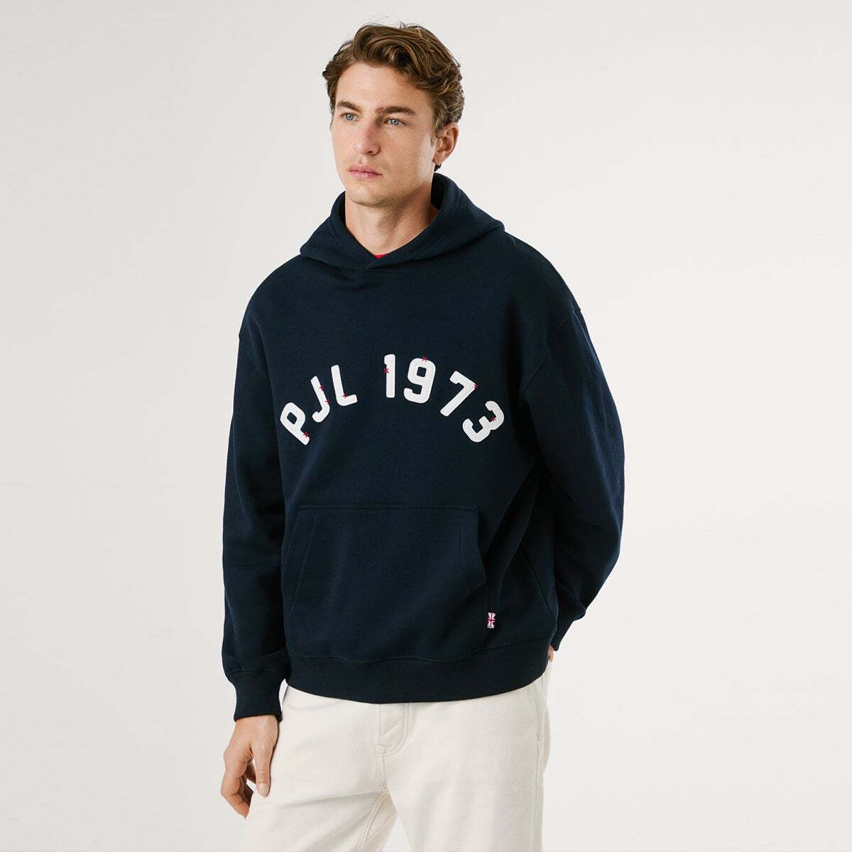 Sweat À Capuche Avec Logo Pjl 1973 bleu dulwich, PEPE JEANS